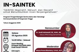 IN-SAINTEK "SAINTEK INspiratif, Inklusif, dan INovatif untuk Menumbuhkan Insan Berpengetahuan"