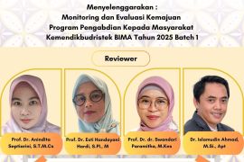 Monitoring dan Evaluasi (Monev) Kemajuan Program Pengabdian Kepada Masyarakat Kemendikbudristek BIMA Tahun 2025 Batch 1