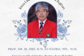 Turut Berduka atas Meninggalnya Prof. Dr. Ir. Drs. H.M. Guntoro, MM., M.Si.